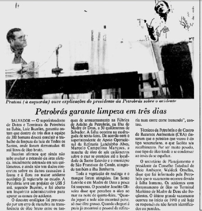 Manchete do Jornal do Brasil