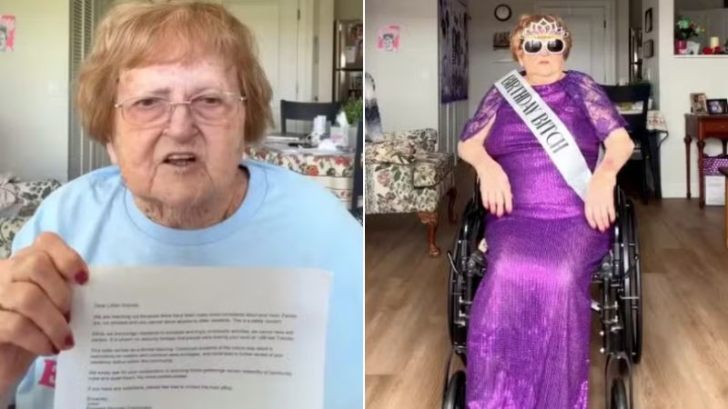 VOVÓ ANIMADA: Idosa de 96 anos pode ser expulsa de asilo por promover festas com álcool