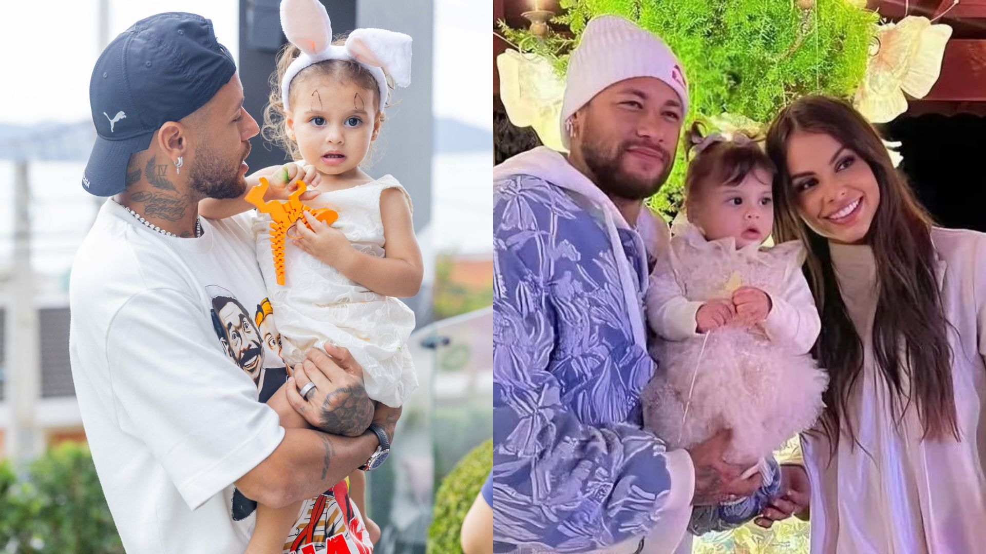 Neymar se declara para filha após polêmica com Amanda Kimberlly: “Papai te ama demais”