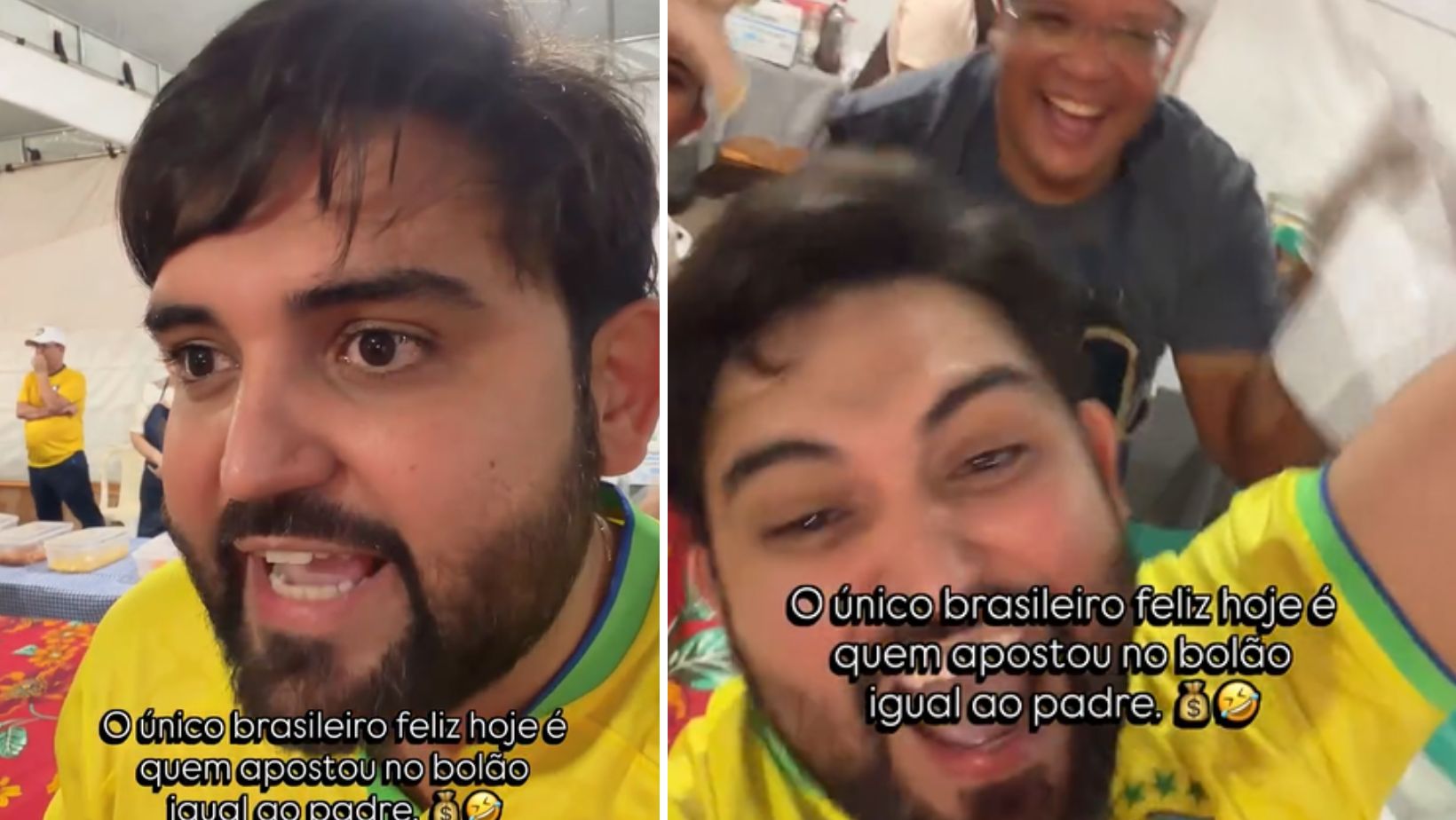“Nunca comemorei tanto”: padre seca Neymar, Brasil perde e ele leva dinheiro no bolão; ASSISTA
