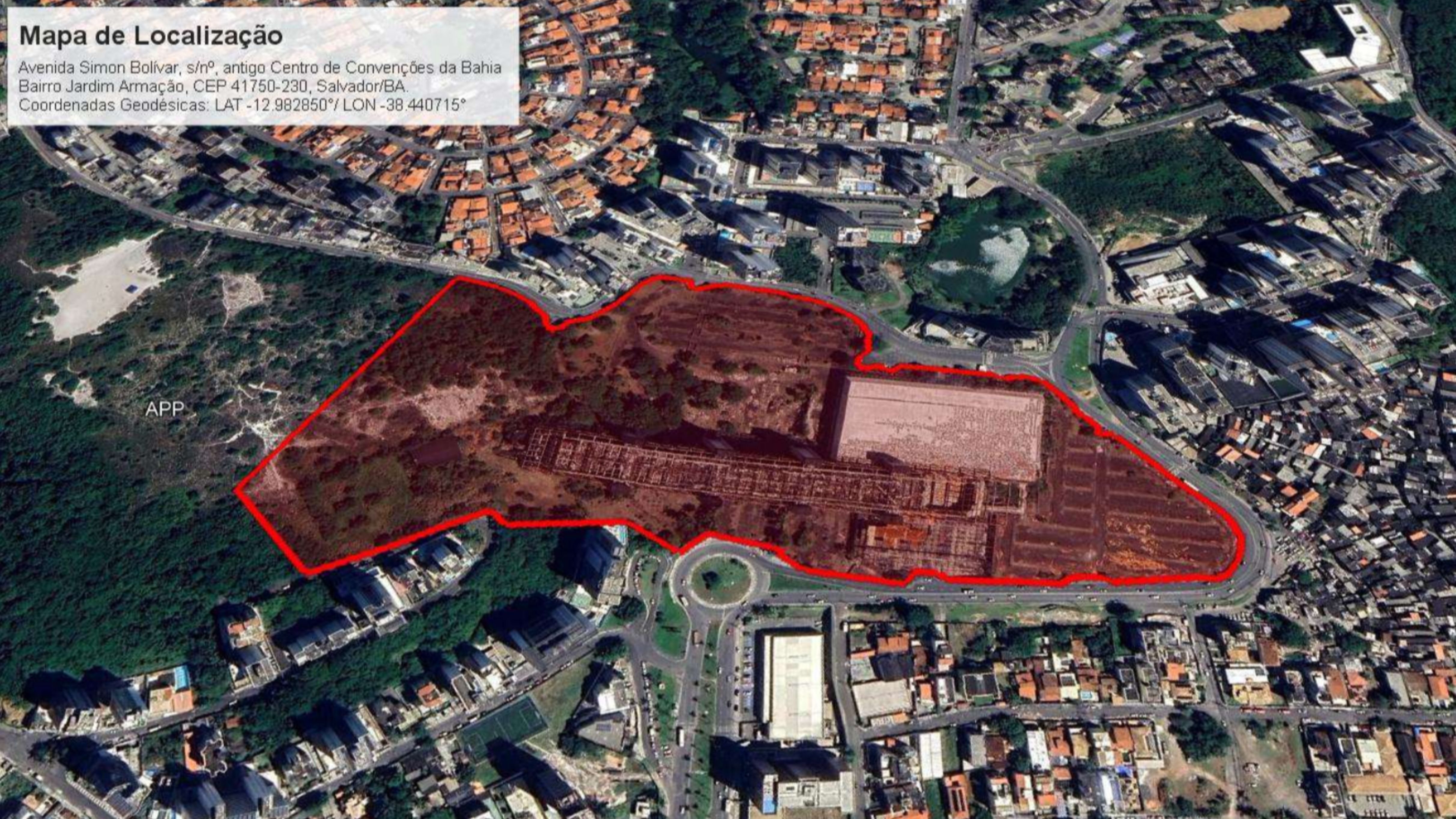Área do Centro de Convenções