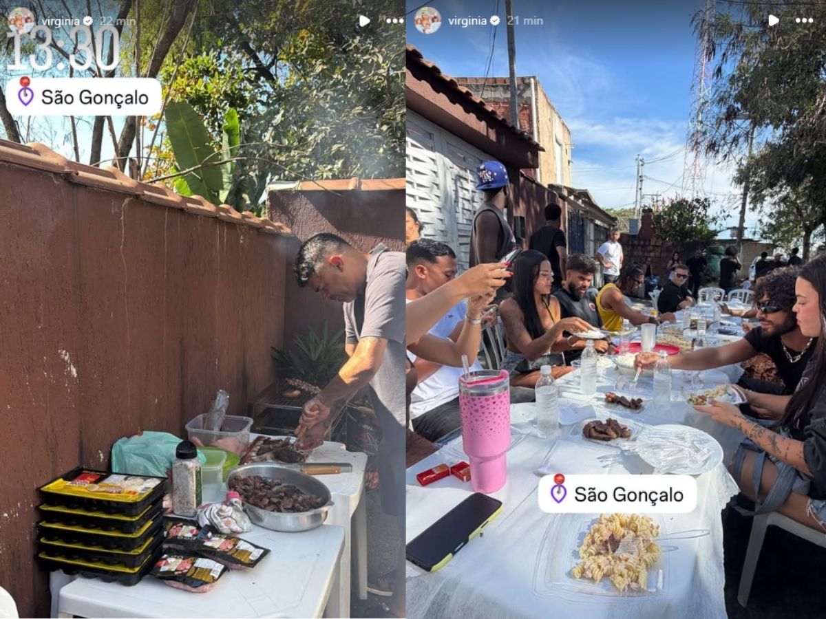  Virginia surge em bairro onde Vini Jr. cresceu após reatarem o namoro 