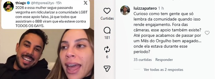 Print do vídeo de Renata ensinando sobre gírias LGBT