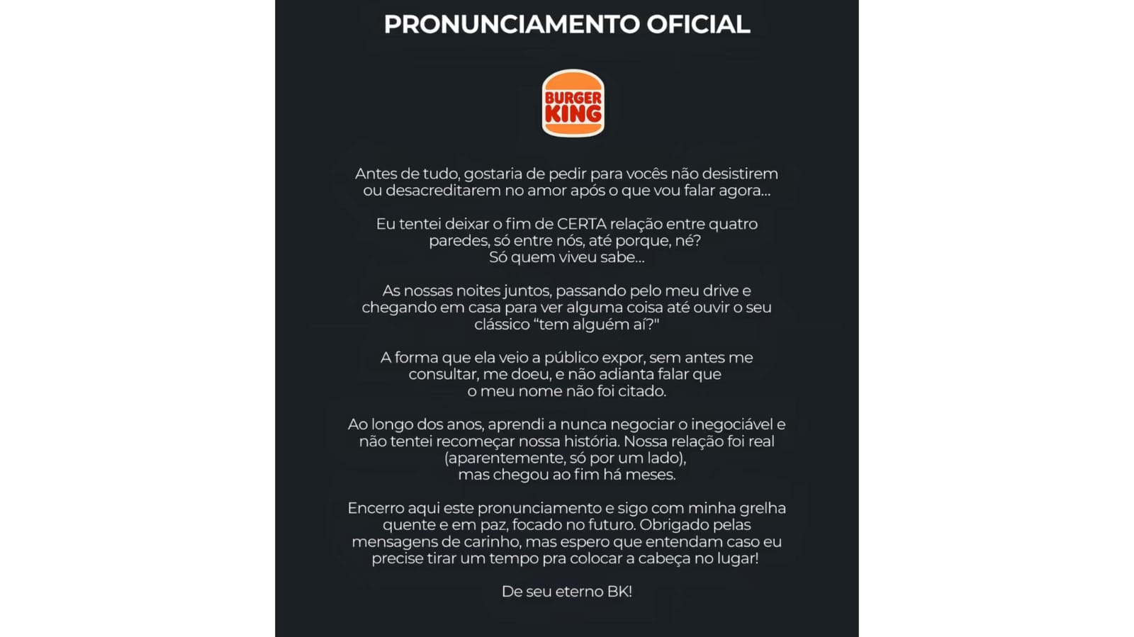 A  linha do tempo do ‘namoro’ entre Netflix e Burger King que viralizou nas redes