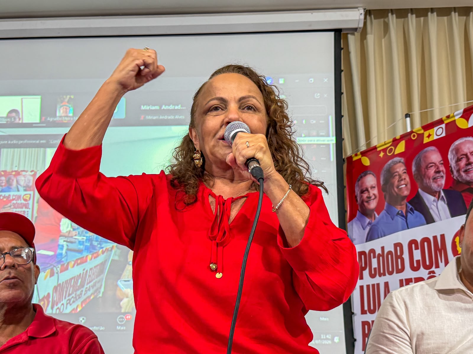 Aladilce Souza celebra indicao como segunda suplente de | Brasil | QTU - Notícias