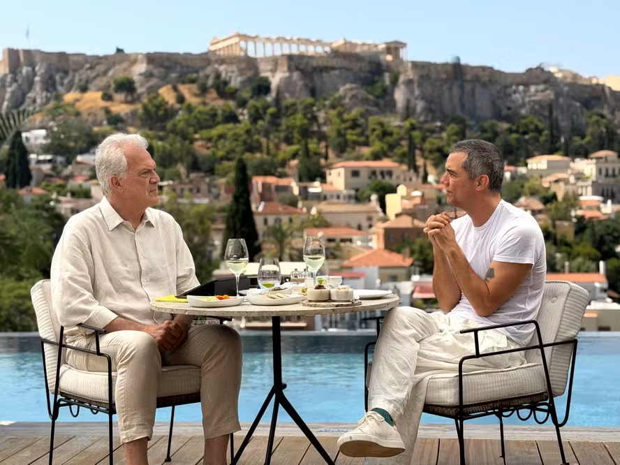 wagner moura e pedro bial