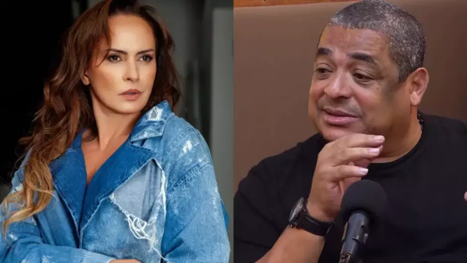 Núbia Oliver e Vampeta