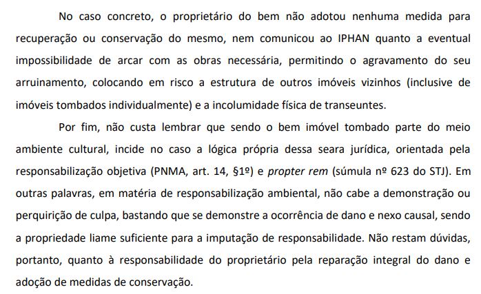 Trecho da Petição Inicial - Alegações do MPF