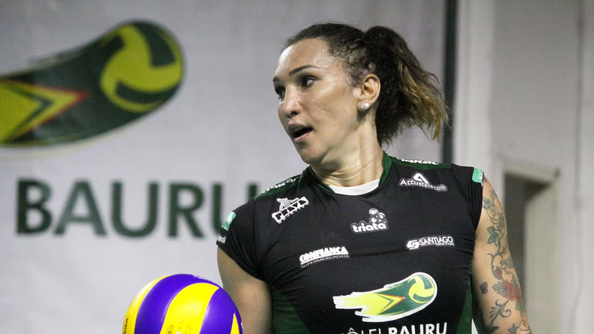 Tifanny Abreu, jogadora do Vôlei Bauru Foto: Neide Carlos/Vôlei Bauru