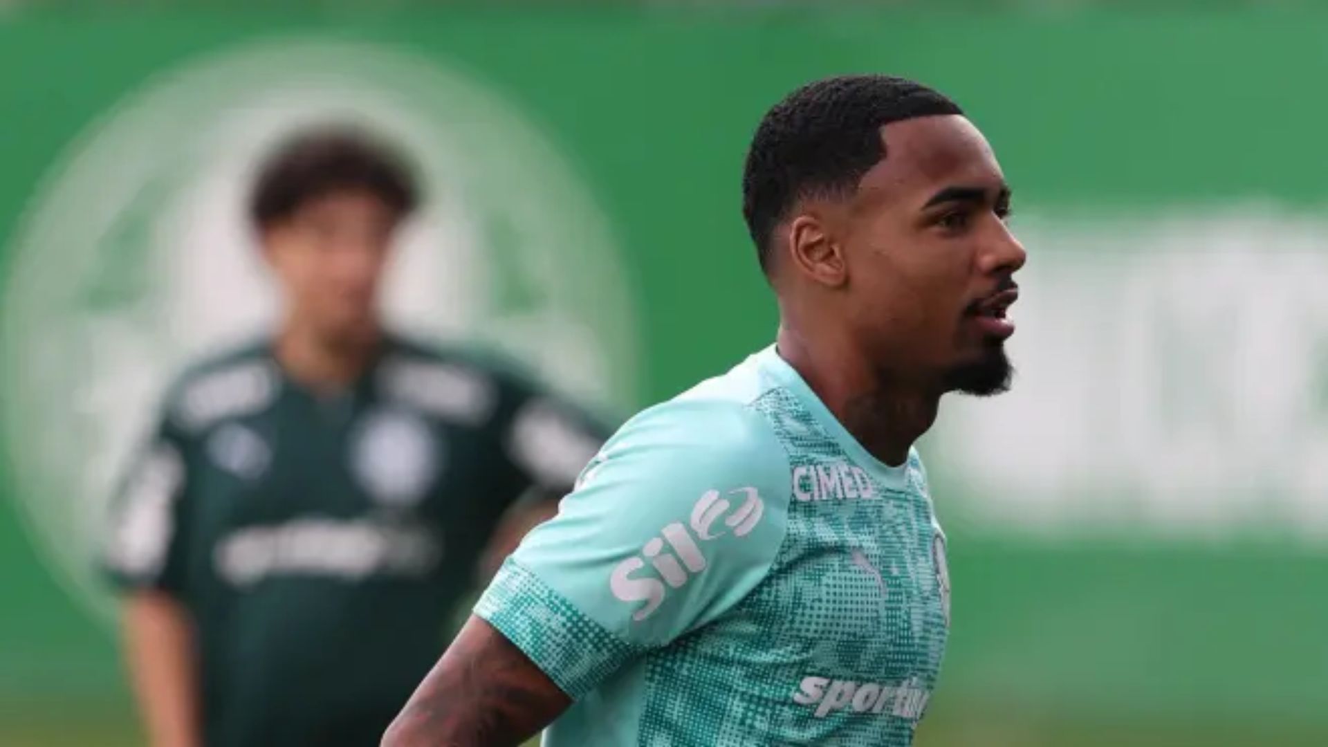 Allan com as cores do Palmeiras - Foto: Cesar Greco / Palmeiras