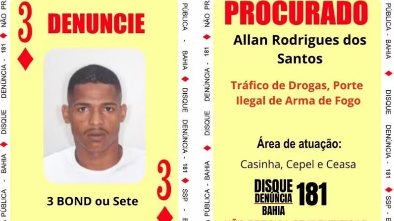 Integrante do Baralho do Crime foi localizado durante a Operação Perímetro Zero