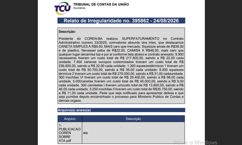 Reprodução | TCU