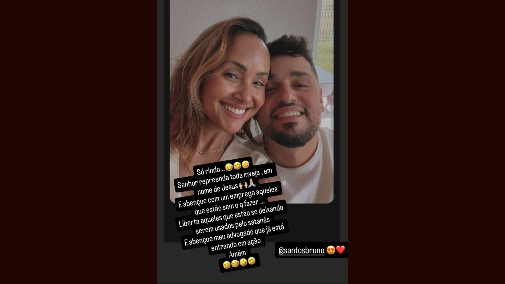 Bruna Karla e Marido | Reprodução / Redes Sociais 