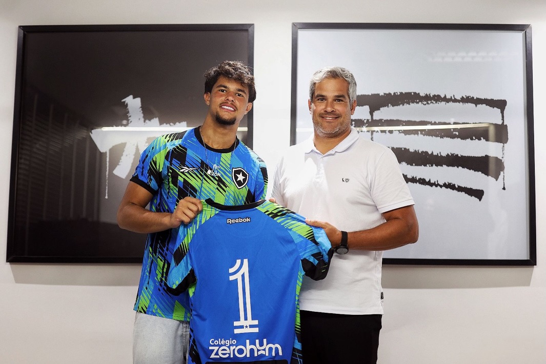 Bruninho Samudio, filho de Eliza Samudio e Bruno Fernandes, joga na base do Botafogo | Reprodução/Redes sociais