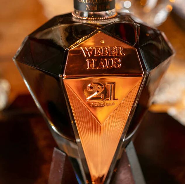 Cachaça Weber Haus que custa R$ 15 mil | Divulgação