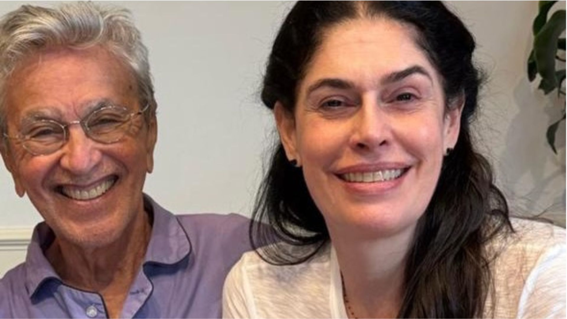 Caetano Veloso completa 84 anos e ganha declaração da esposa com foto inusitada; veja