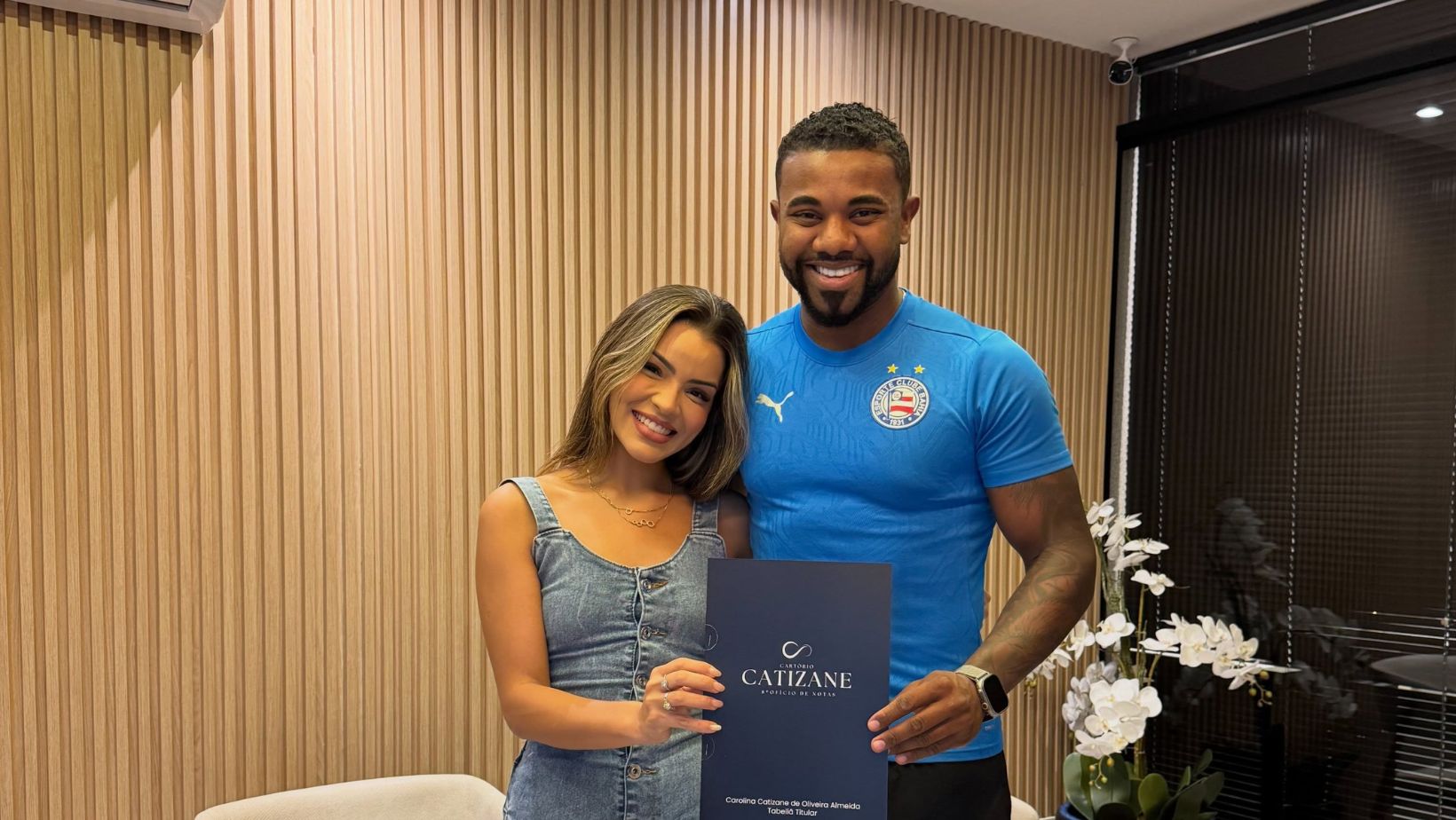 Davi Brito e Emilly Araújo