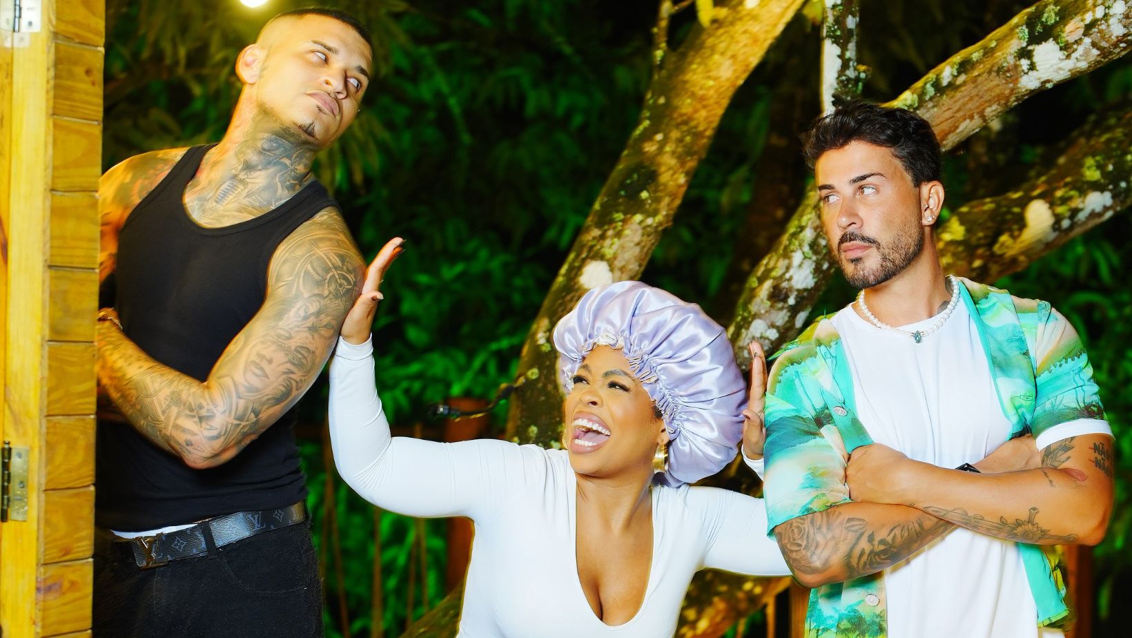 Neiff, Carlinhos e Belle | Reprodução / Instagram 