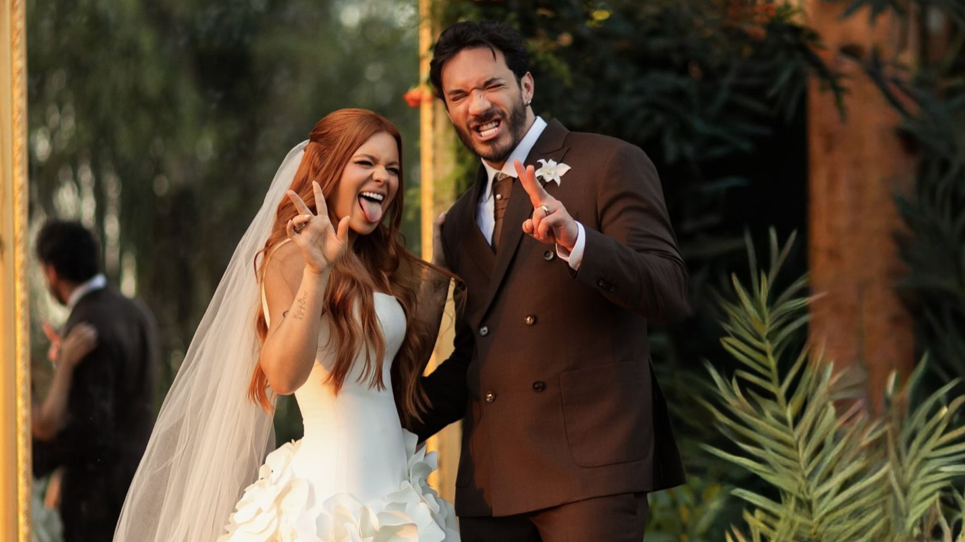 Casamento de Viih Tube e Eliezer aconteceu após casal enfrentar imprevisto com atração musical contratada para a festa. - Foto: Instagram/@mayckonsantosoficial