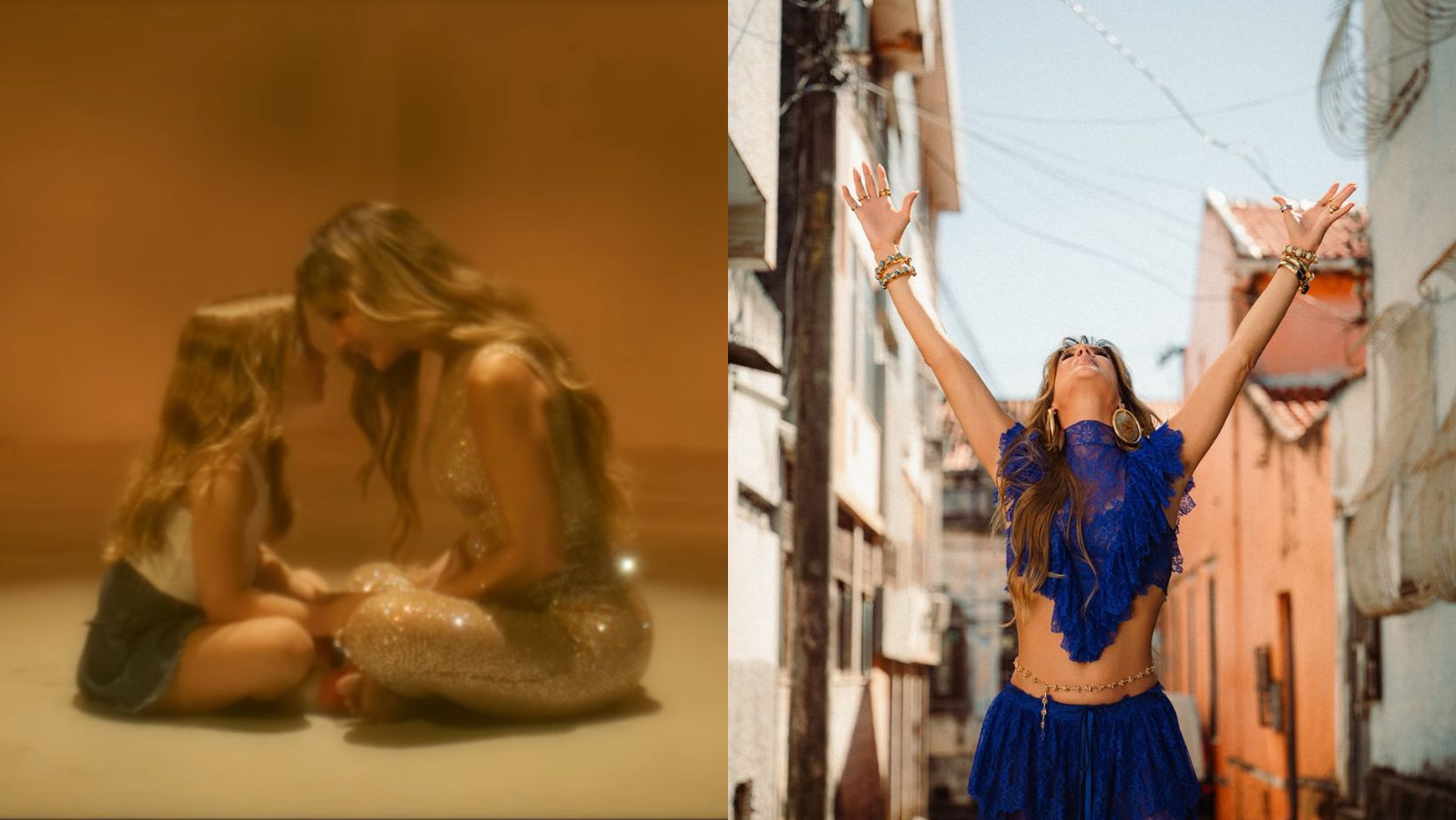 Claudia Leitte e Bela | Reprodução / YouTube 