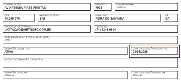 Registro na Receita Federal 