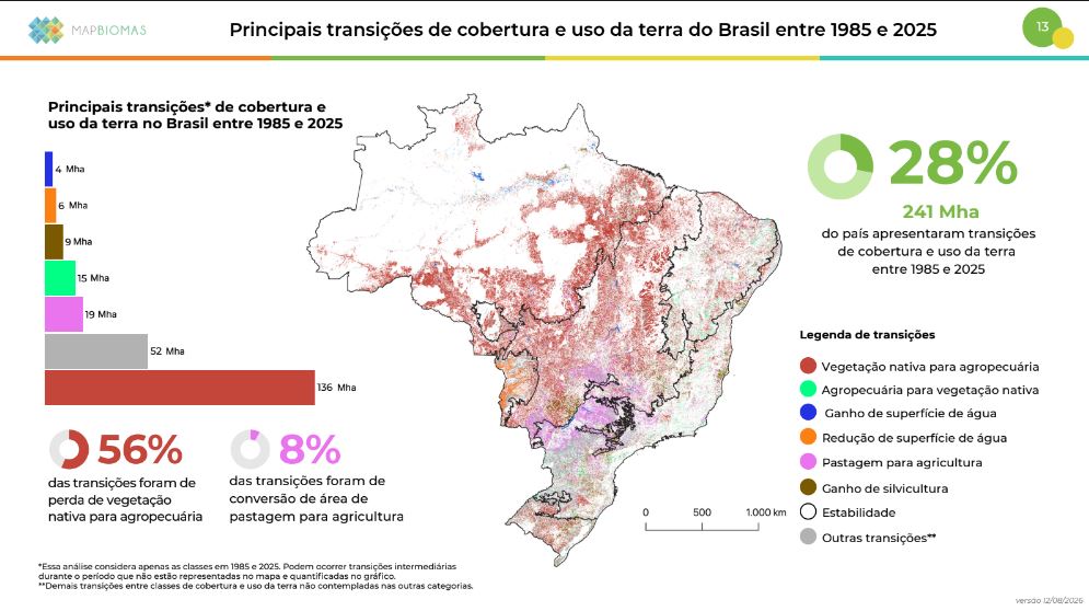 Reprodução / MapBiomas Alerta