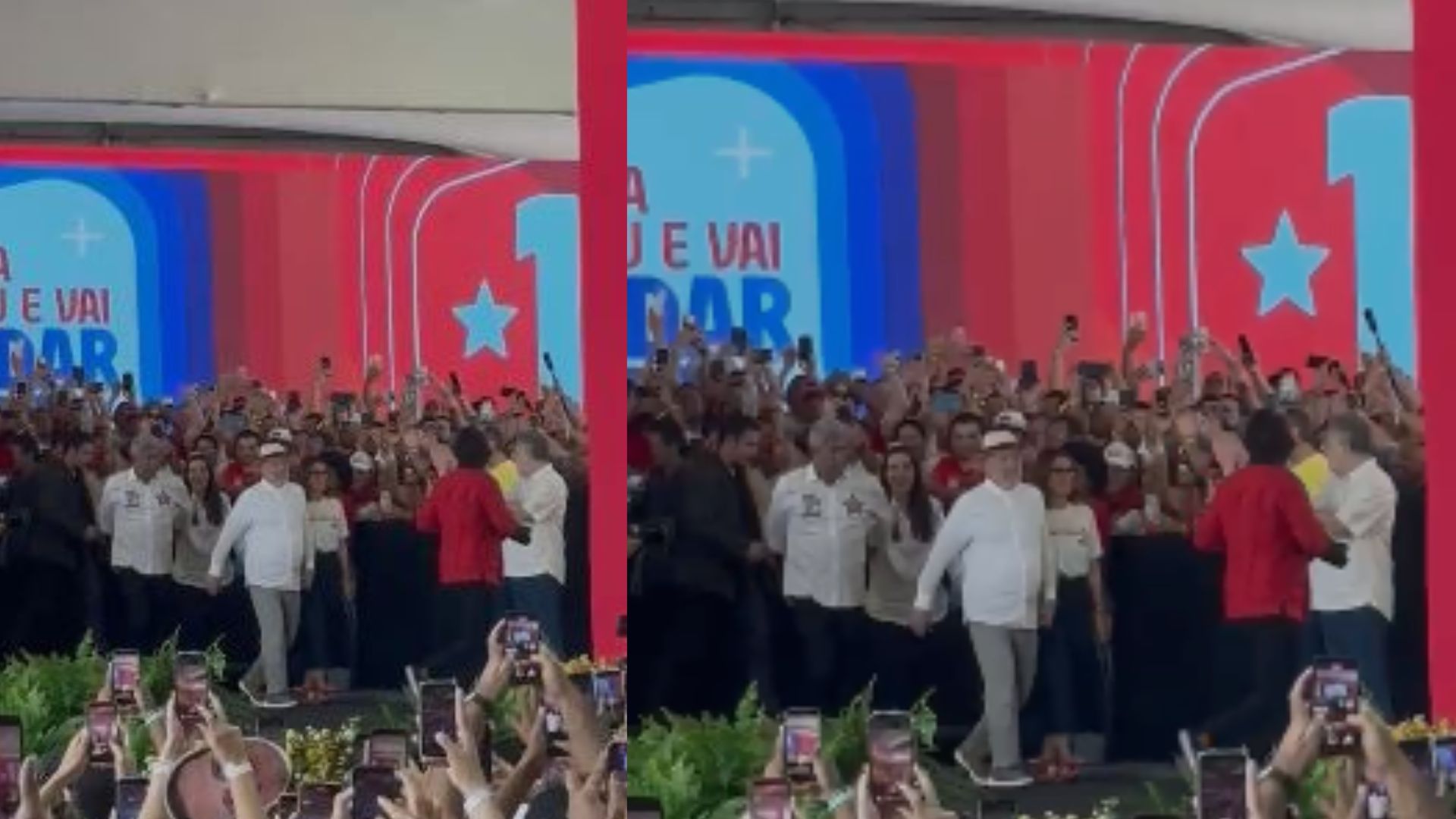 Lula e Janja são recebidos com jingle em ritmo de funk em convenção do PT na Bahia