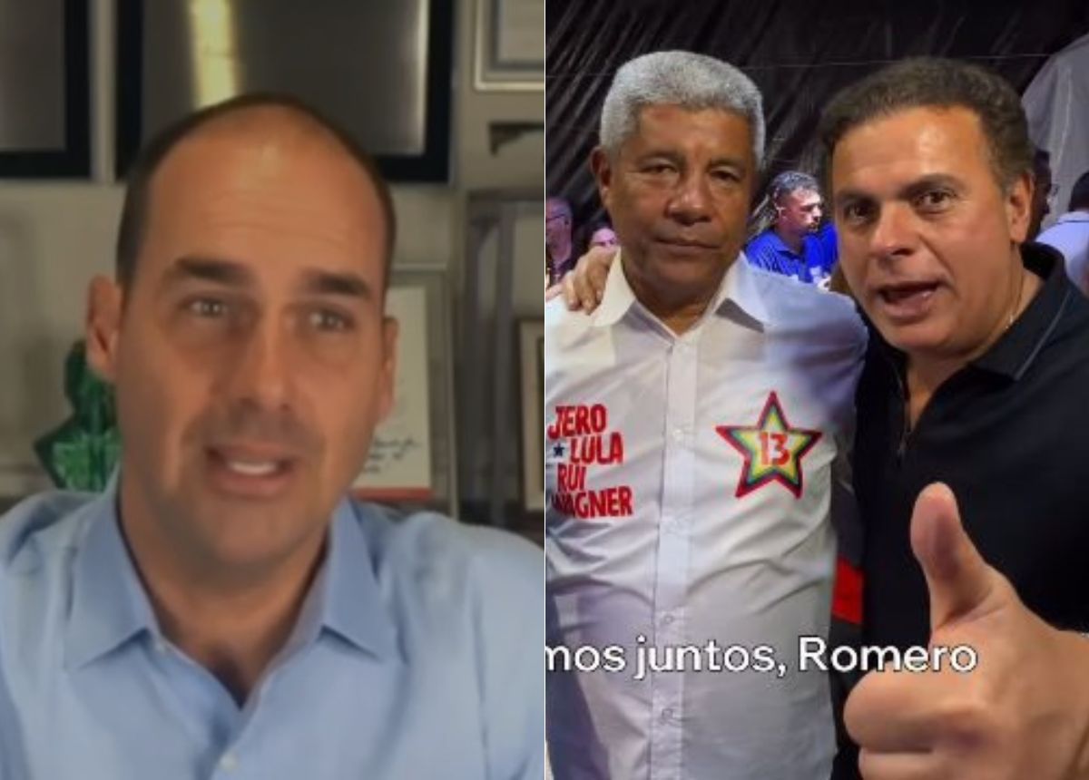 Eduardo Bolsonaro diz que "não vai passar pano" e critica PL por reação a apoio de Jonga Bacelar a Jerônimo