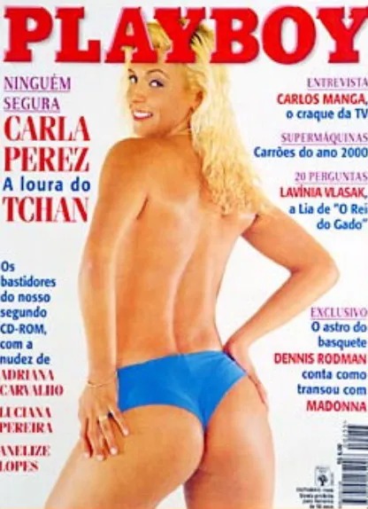 A Playboy de Carla Perez, de 1996, é a nona mais vendida da história 