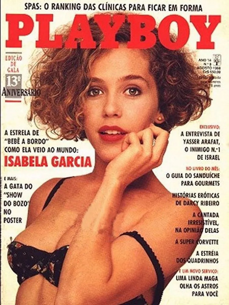 Isabela Garcia na "Playboy" em 1988