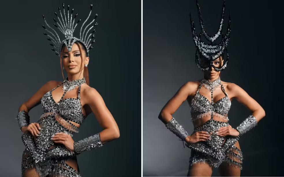 Look para uma edição dos Ensaios de Anitta