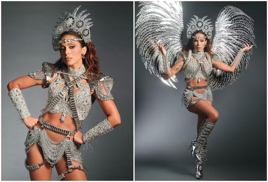 Look para uma edição dos Ensaios de Anitta
