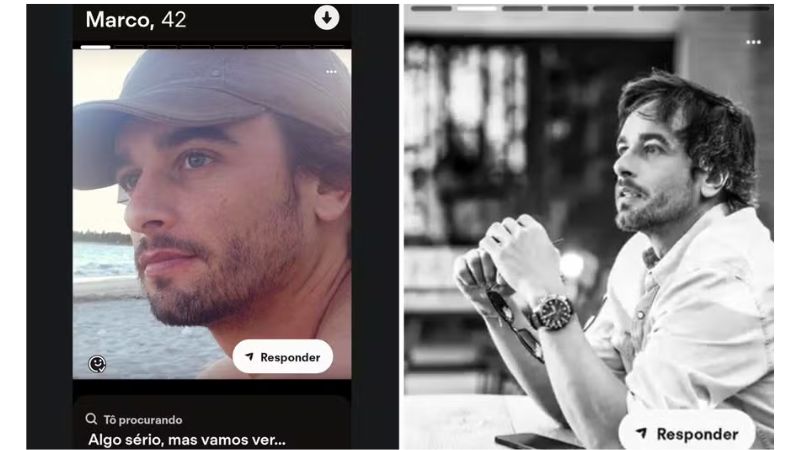 Marco Furlan mantinha perfil ativo no Tinder