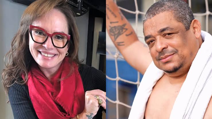 Núbia Oliver e Vampeta