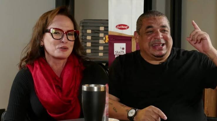 Núbia Oliver e Vampeta