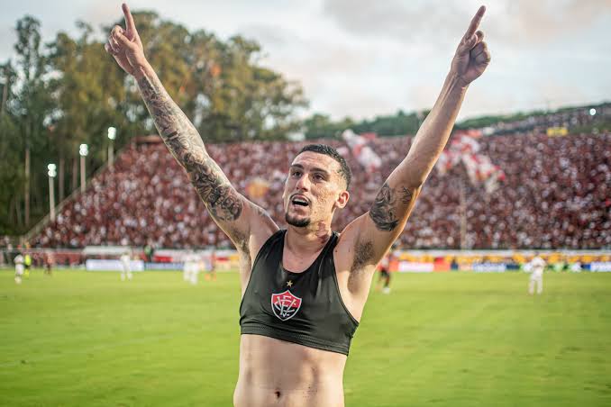 Gabriel Baralhas, volante do Vitória (Divulgação / EC Vitória)
