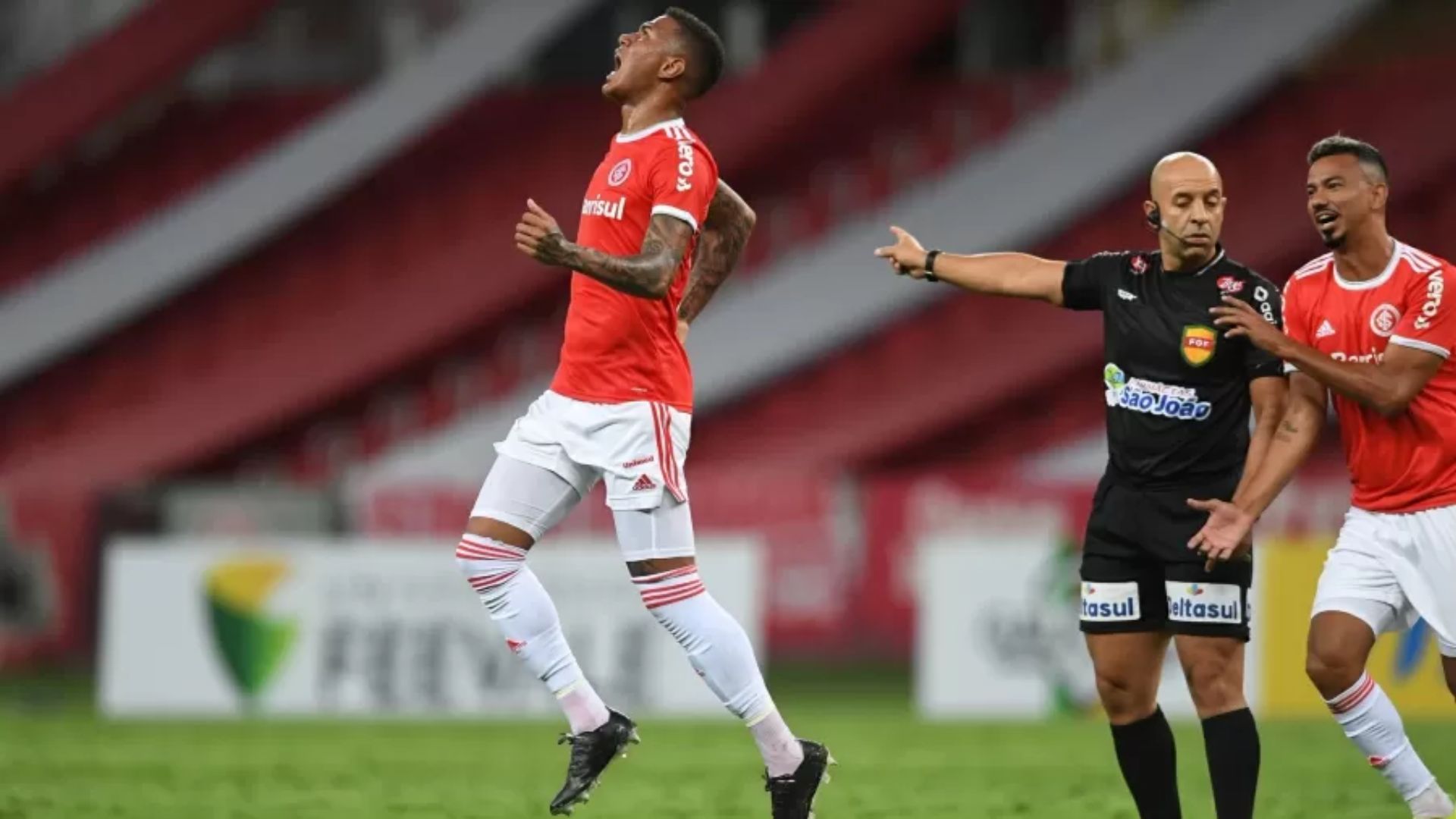 Zé Gabriel enquanto atuava pelo Internacional - Foto: Divulgação / Ricardo Duarte / Inter