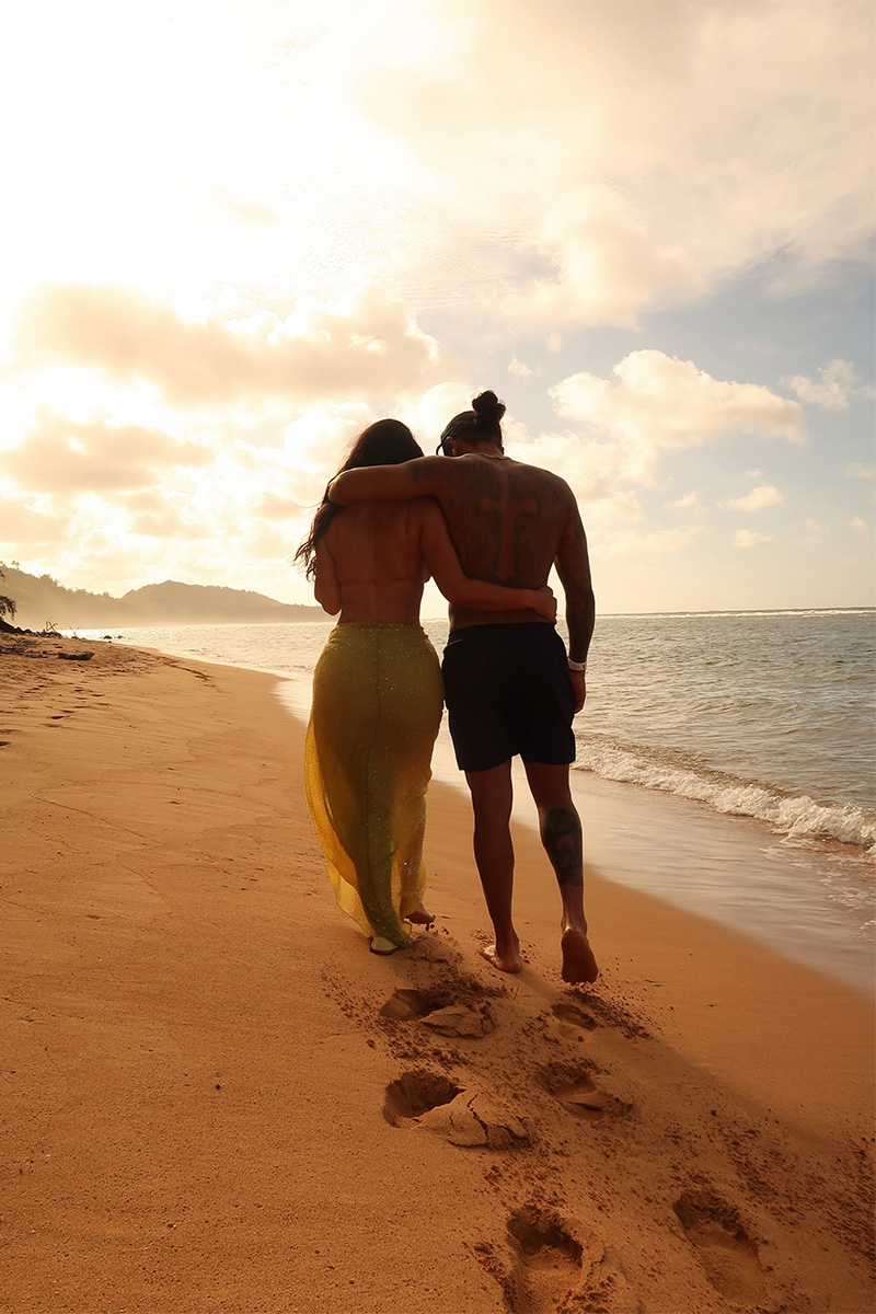 Kim Kardashian em férias com Lewis Hamilton