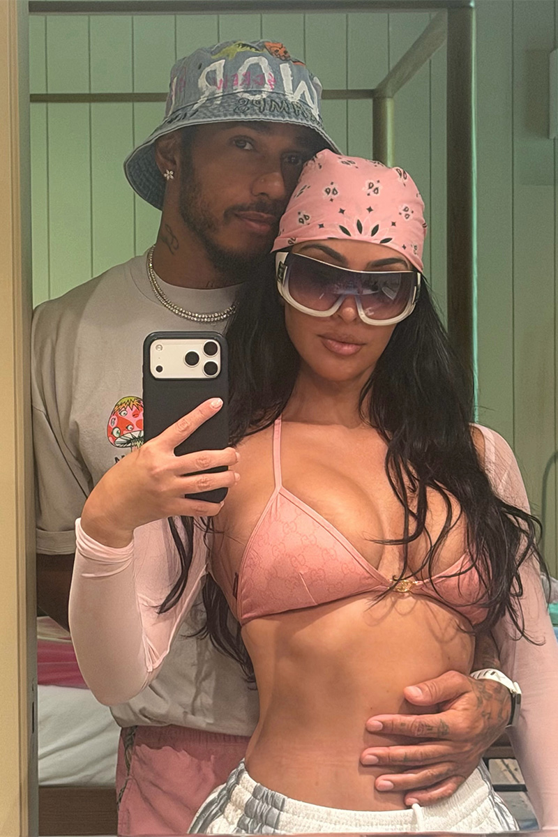 Kim Kardashian em férias com Lewis Hamilton