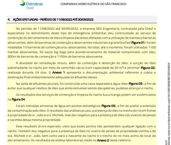 Relatório Chesf