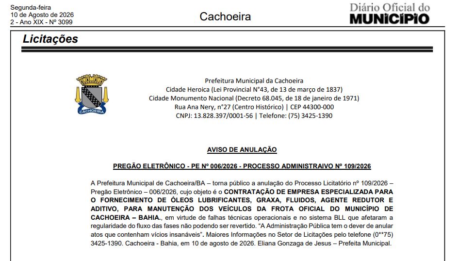Diário Oficial do Município