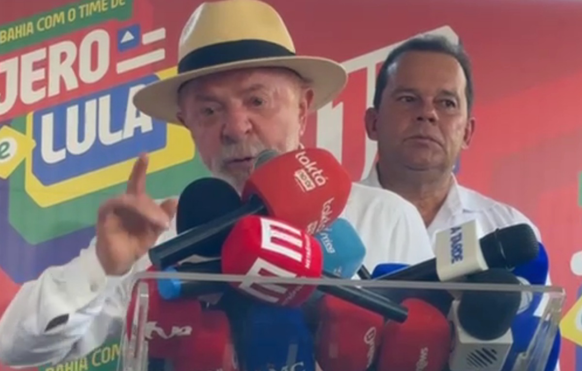 Lula em Salvador. (Foto: BNews)