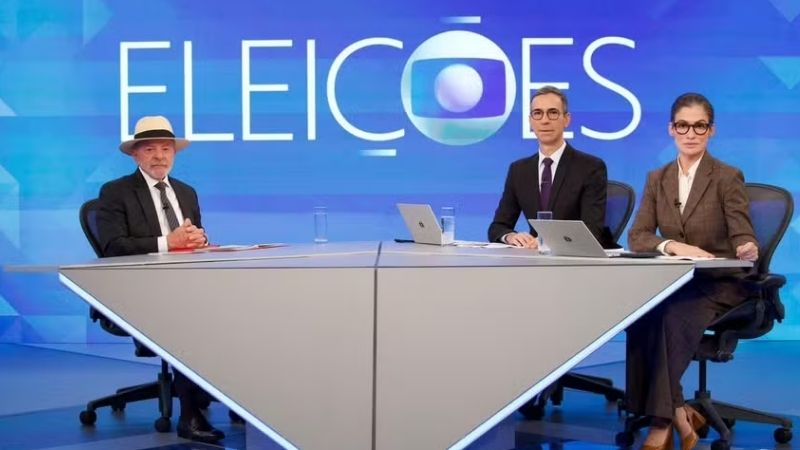 Lula na sabatina da TV Globo