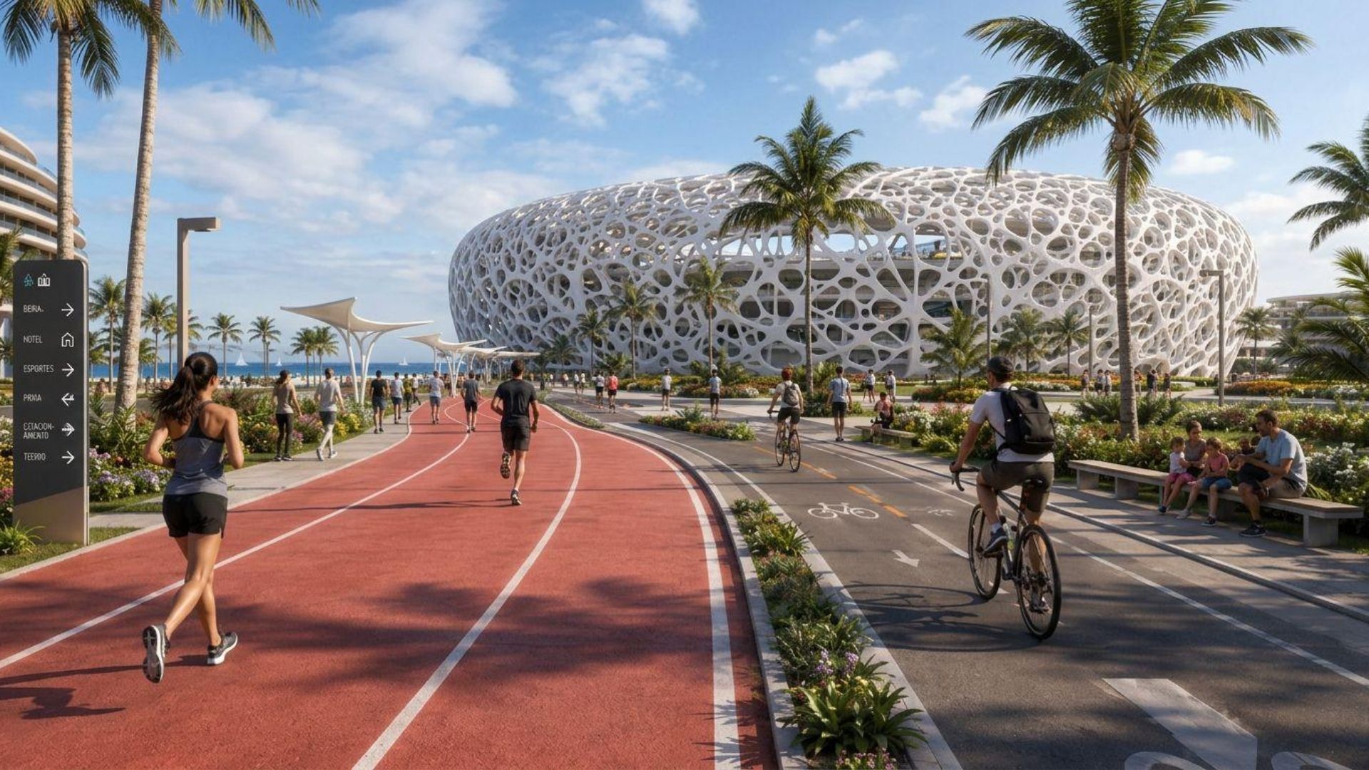 Projeto da Arena dos Corais - Foto: Divulgação / Prefeitura de Maceió