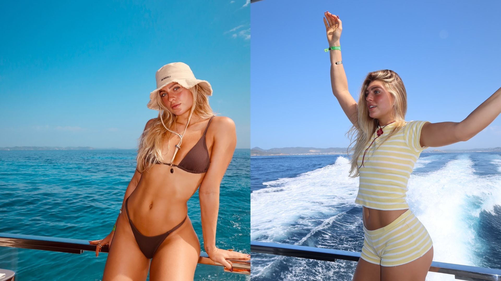 Manu Howlett aproveita o verão europeu durante viagem a Ibiza, na Espanha. Foto: Instagram