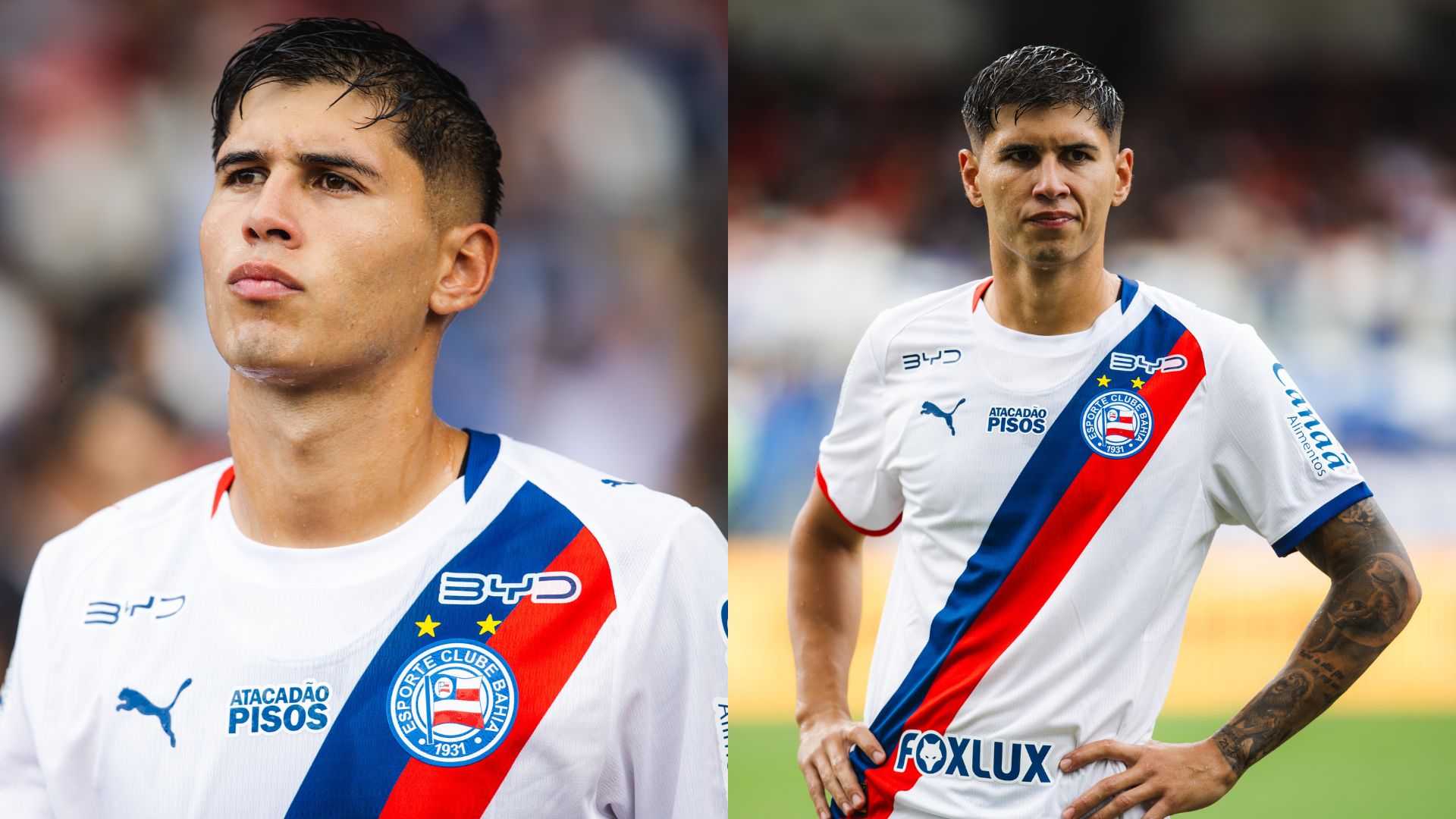 Ramos Mingo com as cores do Esporte Clube Bahia durante partida contra o Remo no Brasileirão - Fotos: Leticia Martins / ECB