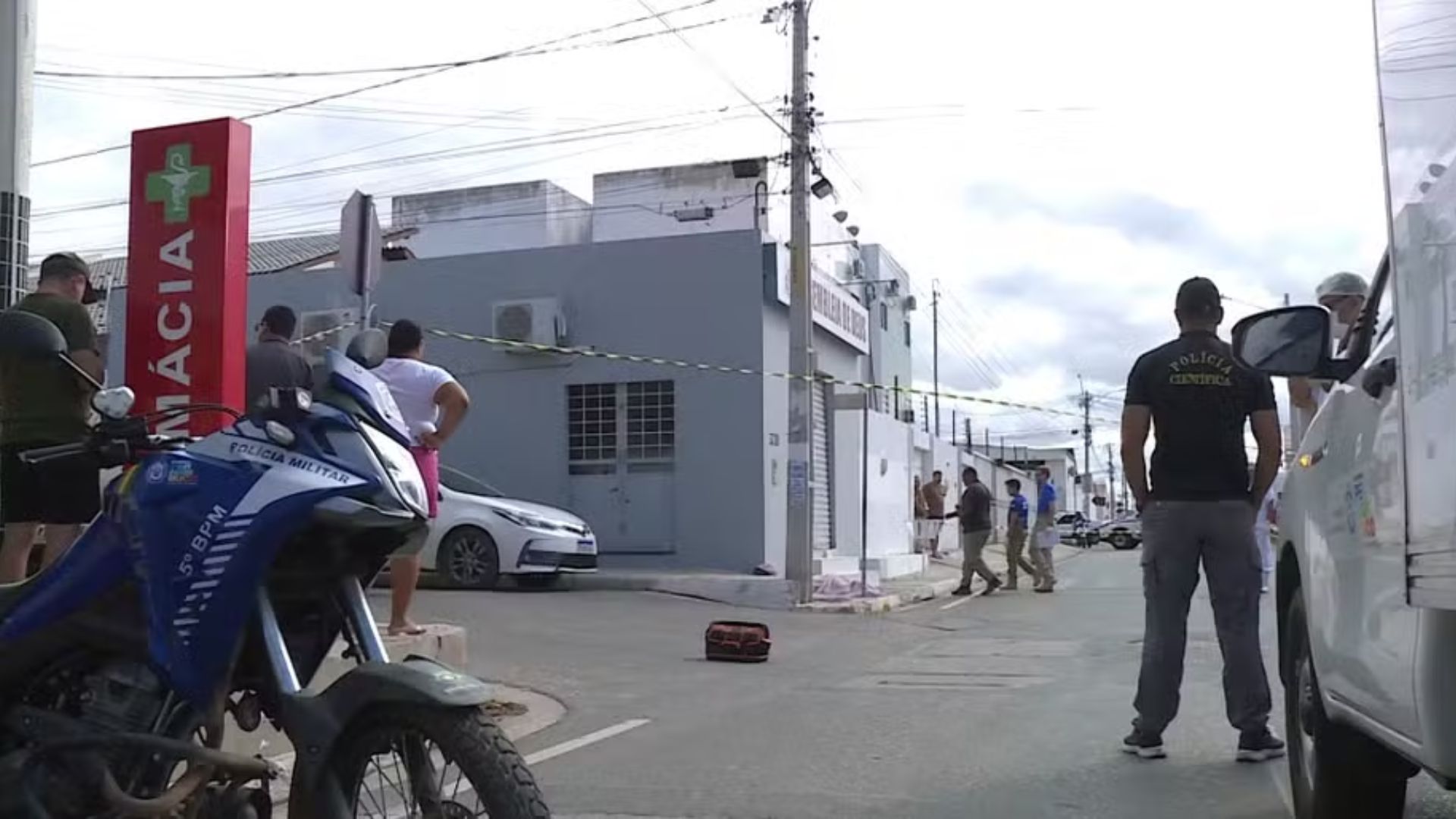 Homicídio no Loteamento Recife em Petrolina — Foto: Anastácio Alves/ TV Grande Rio