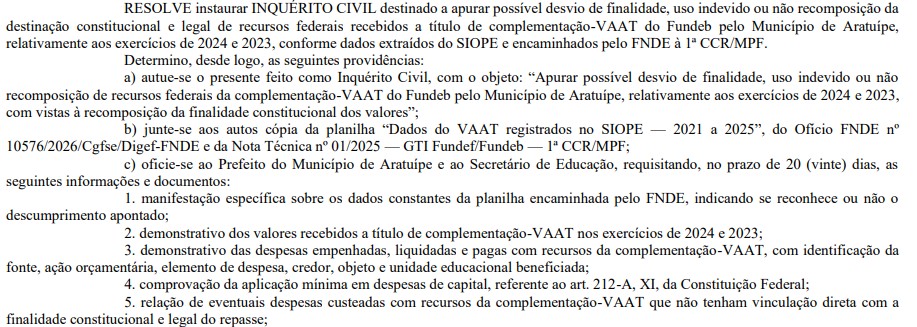 Diário Oficial do MPF