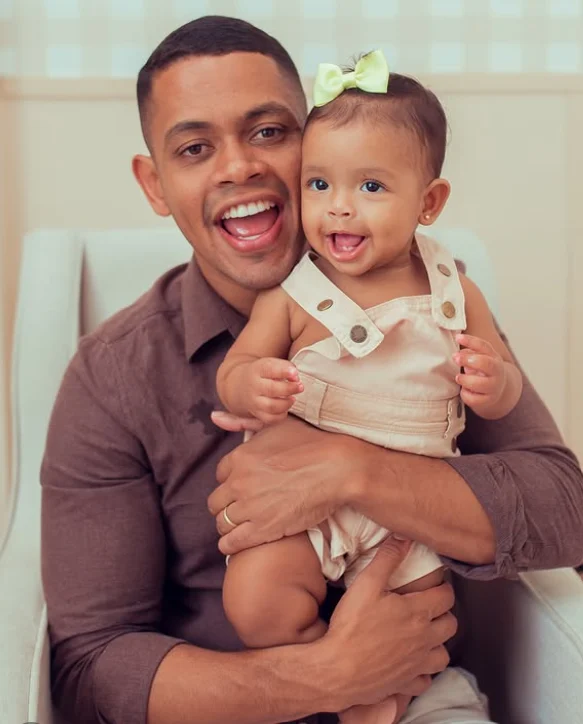 Muller Nunes e filha