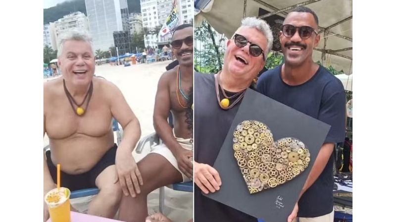 Namorado ajuda Milton Cunha na mudança de hábitos